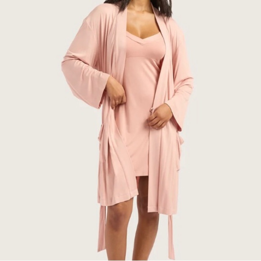 Soft Pink Jockey Women's Sleepwear Loungewear Robe